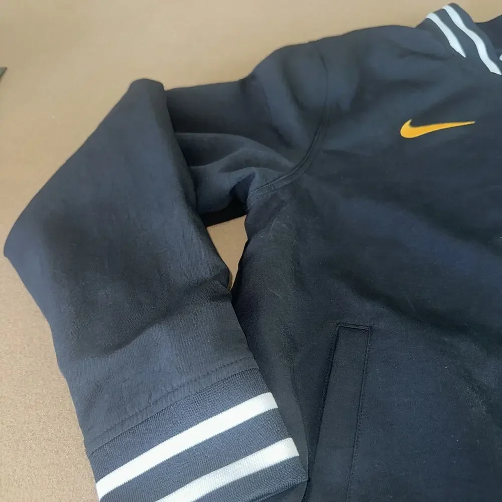 Nike Men’s Missouri Tigers NCAA Black Full-Zip Bomber Jacket Black Size L